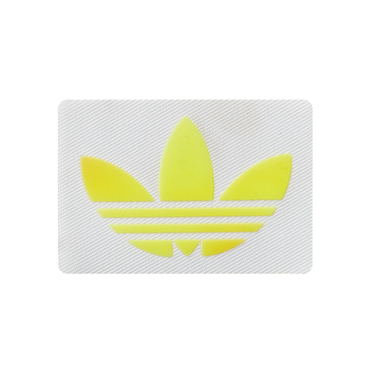 yellow adidas silicone logo